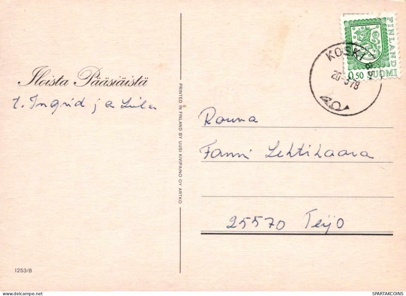 FLEURS Vintage Carte Postale CPSM #PAR027.FR - Fleurs