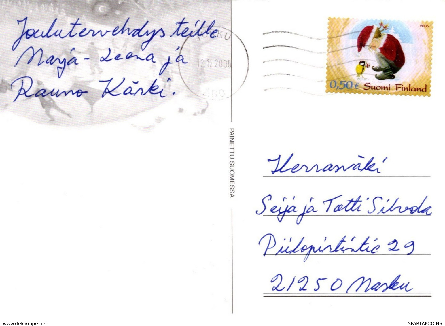 ANGE NOËL Vintage Carte Postale CPSM #PAJ223.FR - Anges
