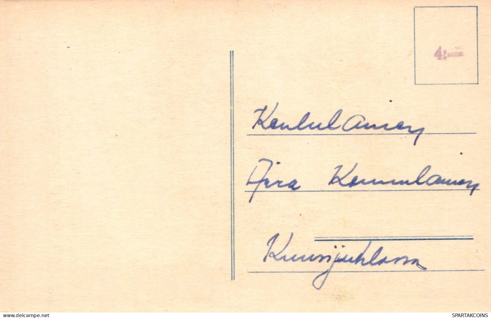 PAPÁ NOEL Feliz Año Navidad Vintage Tarjeta Postal CPSMPF #PKG295.ES - Kerstman