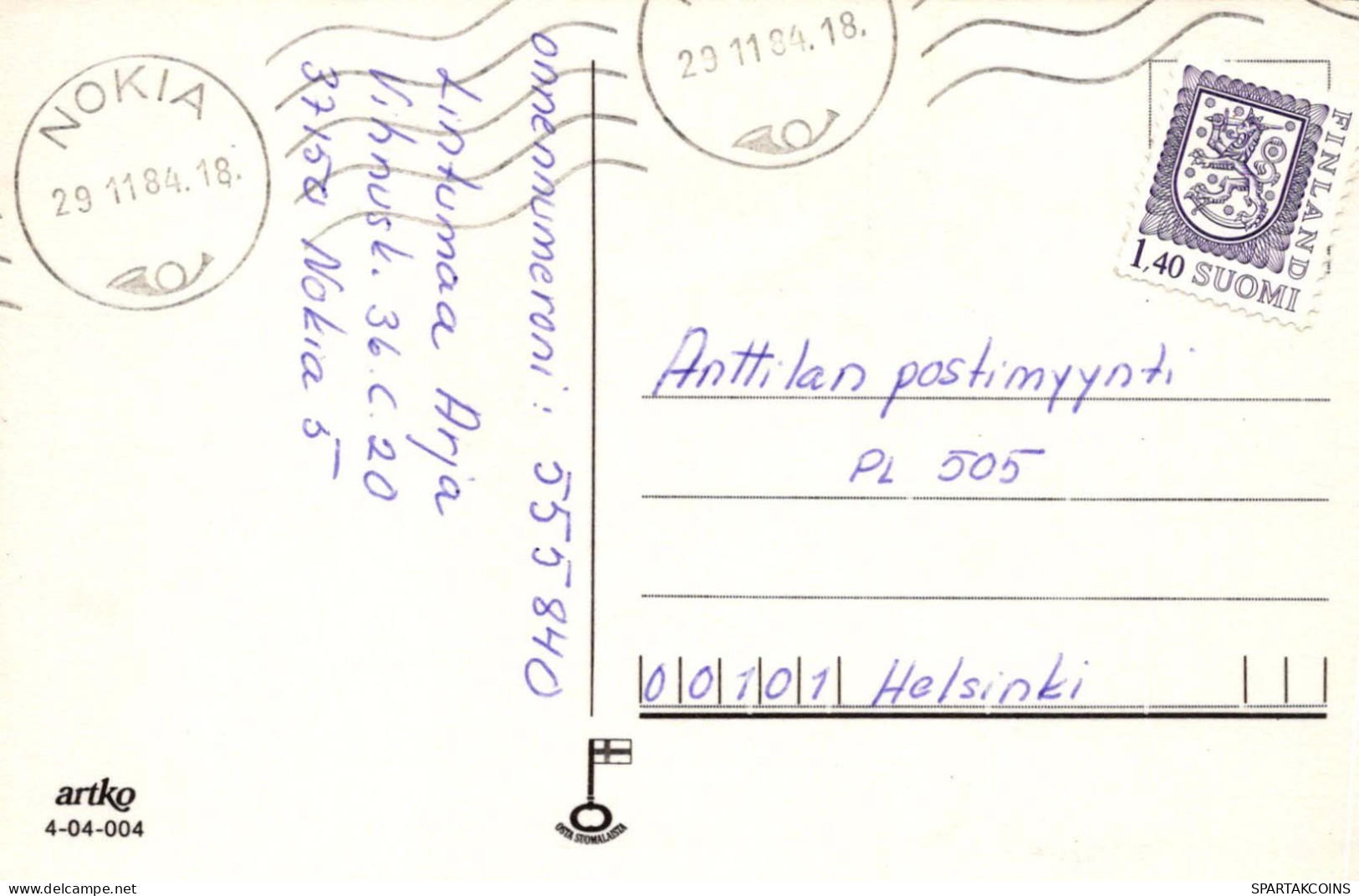 FLORES Vintage Tarjeta Postal CPSMPF #PKG054.ES - Flowers