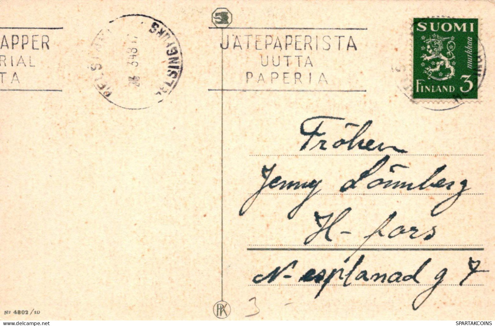 PASCUA NIÑOS POLLO HUEVO Vintage Tarjeta Postal CPA #PKE318.ES - Pâques