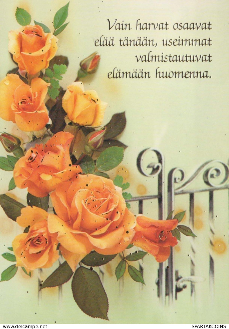 FLORES Vintage Tarjeta Postal CPSM #PBZ156.ES - Flowers