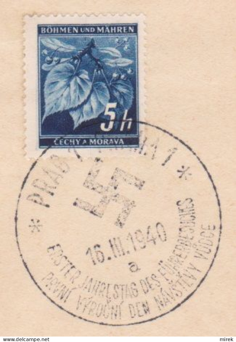 009/ Commemorative Stamp PR 13, Date 16.3.40 - Lettres & Documents