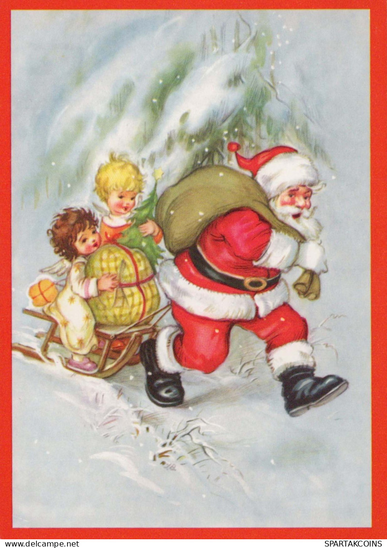 ÁNGEL Navidad Vintage Tarjeta Postal CPSM #PBP369.ES - Anges