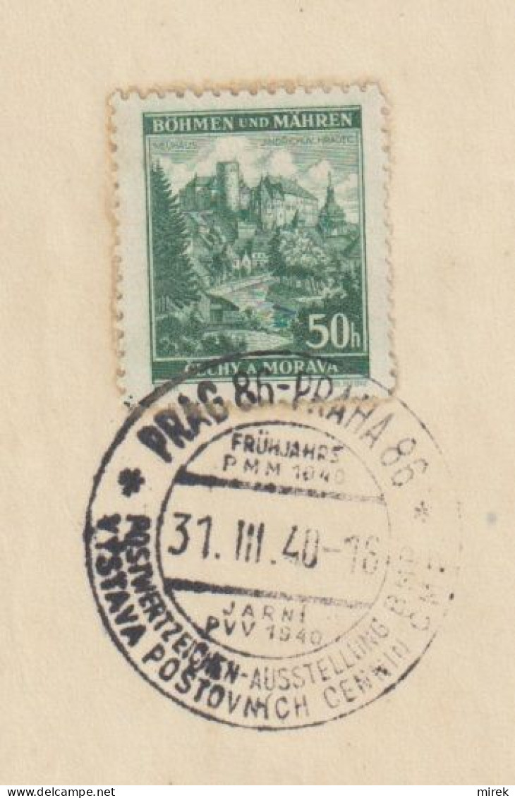 010/ Commemorative Stamp PR 16, Date 31.3.40 - Lettres & Documents