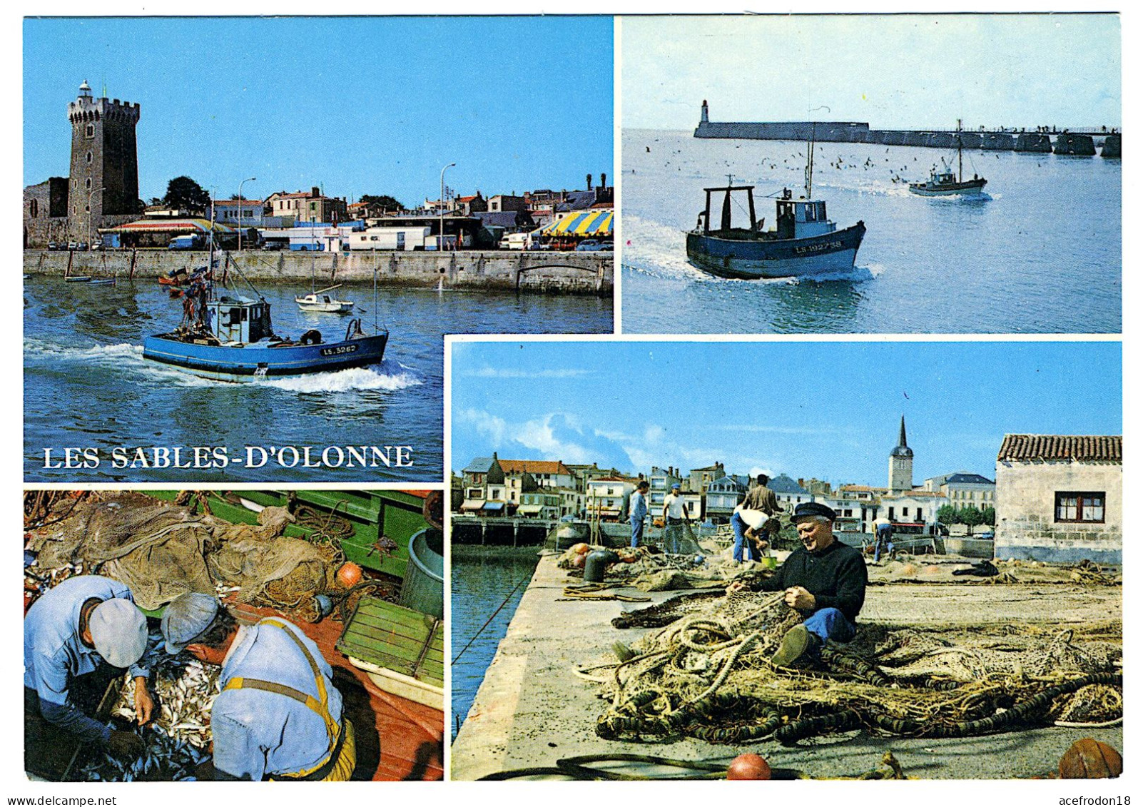 Carte Multivues - LES SABLES-D'OLONNE - Sables D'Olonne