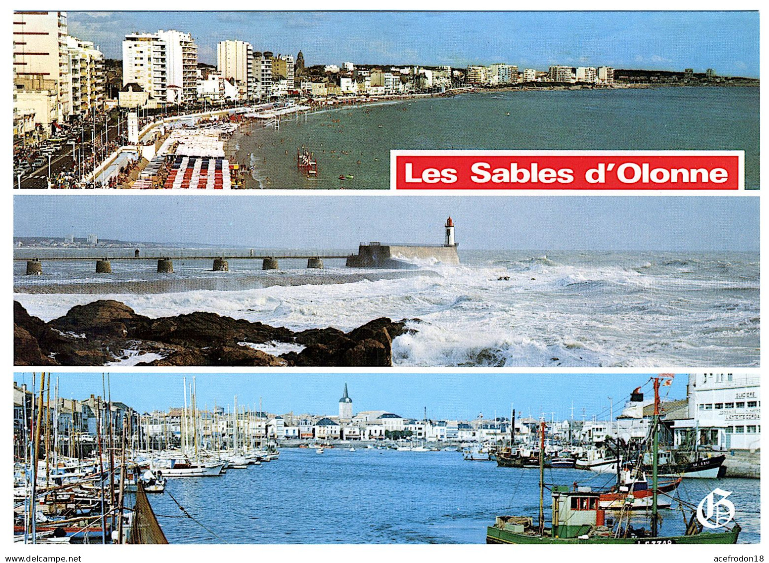 Carte Multivues - LES SABLES-D'OLONNE - Sables D'Olonne