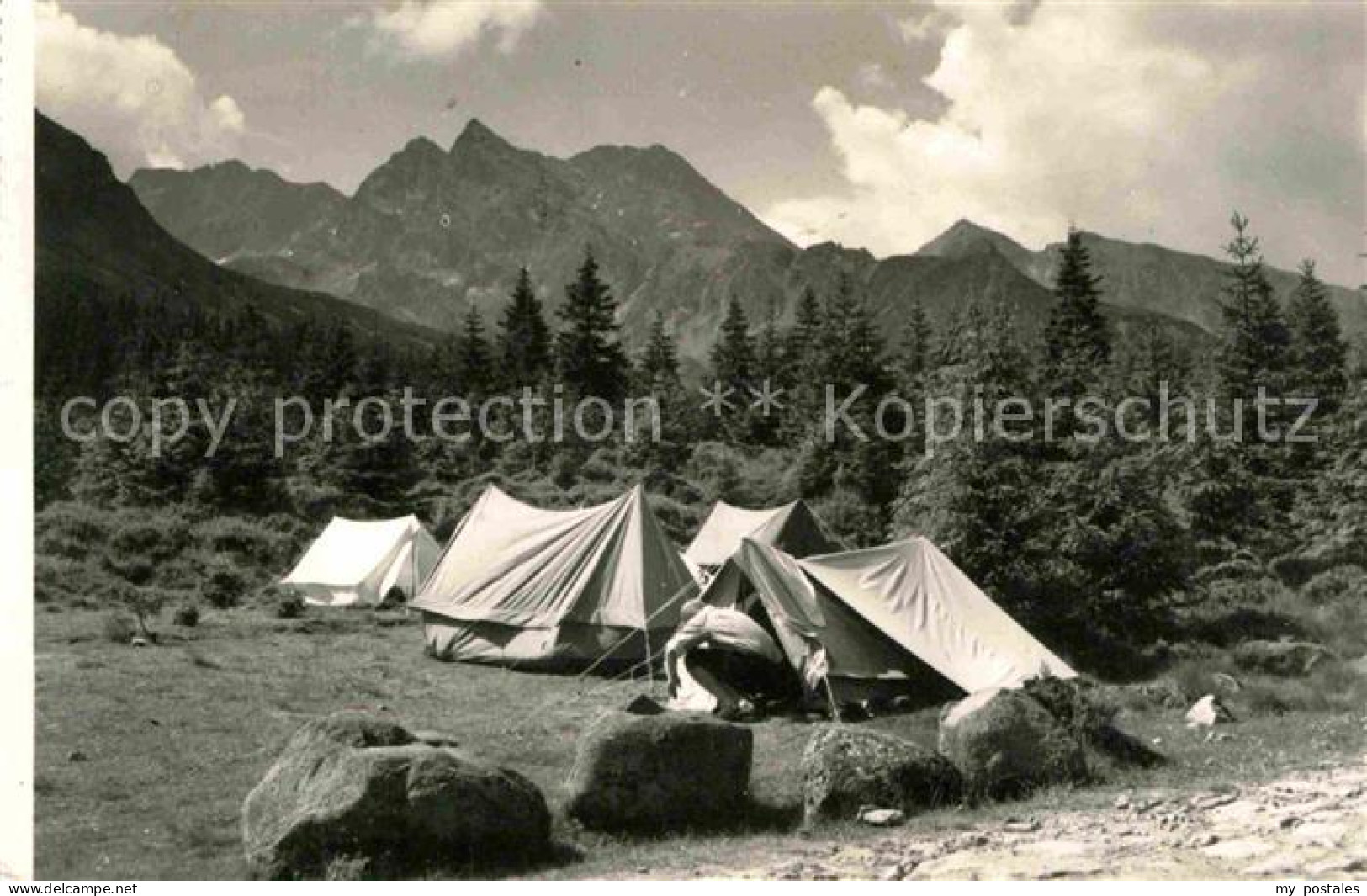 72632193 Tatry Wysokie Z Drogi Brzeziny Hala Gasienicowa Zeltplatz Hohe Tatra Ta - Slowakei