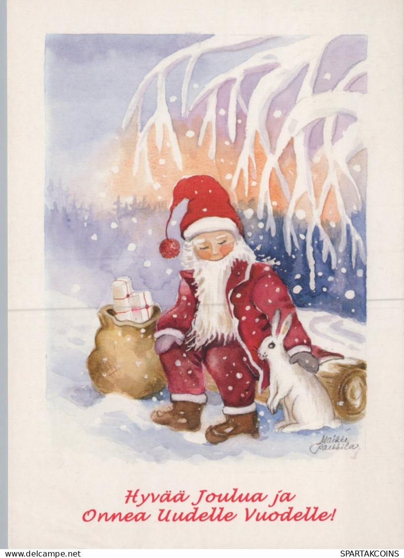 SANTA CLAUS CHRISTMAS Holidays Vintage Postcard CPSM #PAK657.GB - Santa Claus