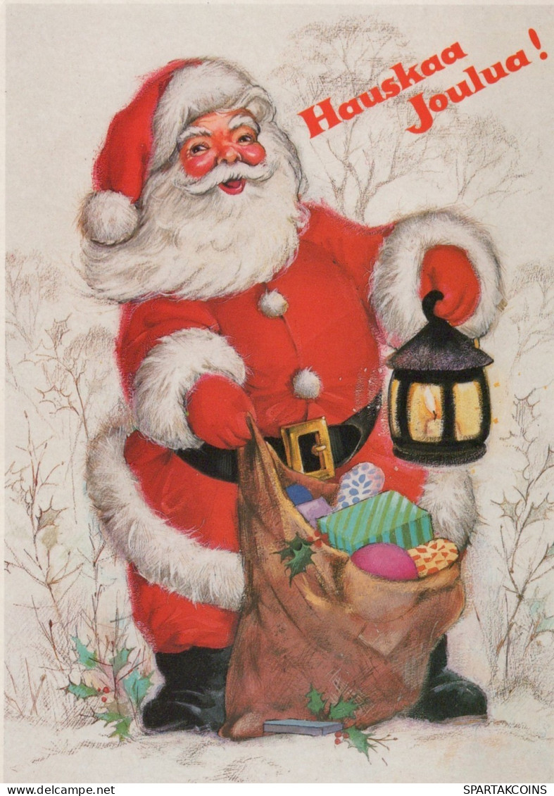 SANTA CLAUS CHRISTMAS Holidays Vintage Postcard CPSM #PAJ608.GB - Santa Claus