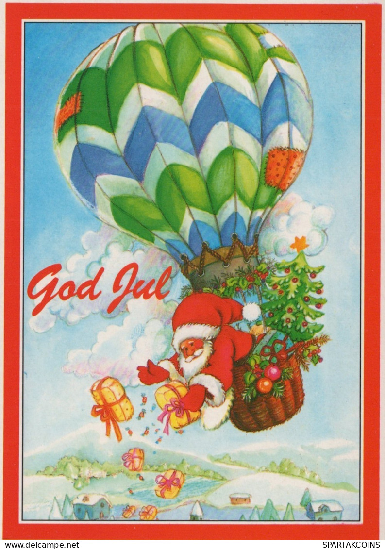SANTA CLAUS CHRISTMAS Holidays Vintage Postcard CPSM #PAJ958.GB - Santa Claus