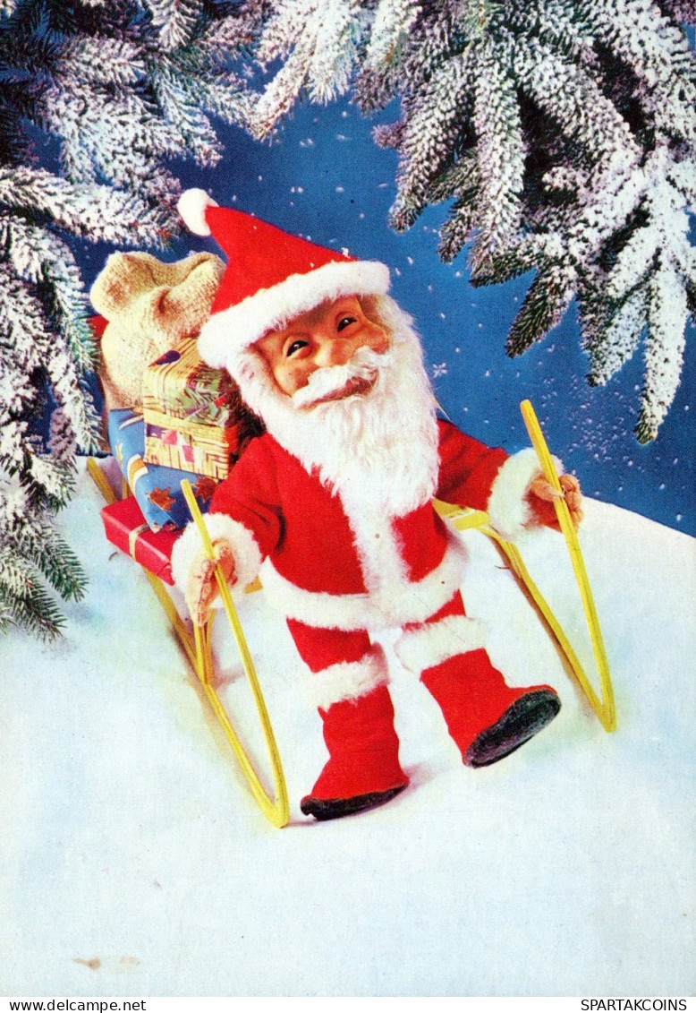 SANTA CLAUS CHRISTMAS Holidays Vintage Postcard CPSM #PAK027.GB - Santa Claus