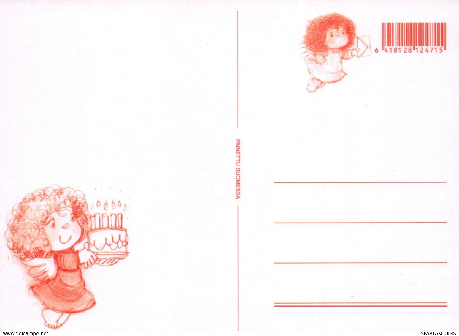 ANGEL CHRISTMAS Holidays Vintage Postcard CPSM #PAJ088.GB - Anges