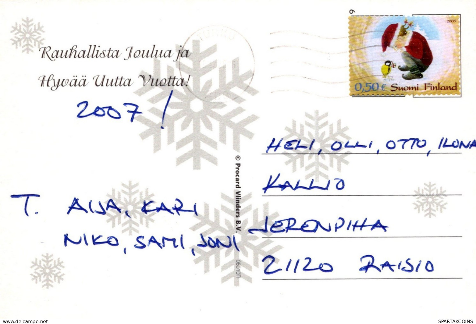 ANGEL CHRISTMAS Holidays Vintage Postcard CPSM #PAJ345.GB - Anges