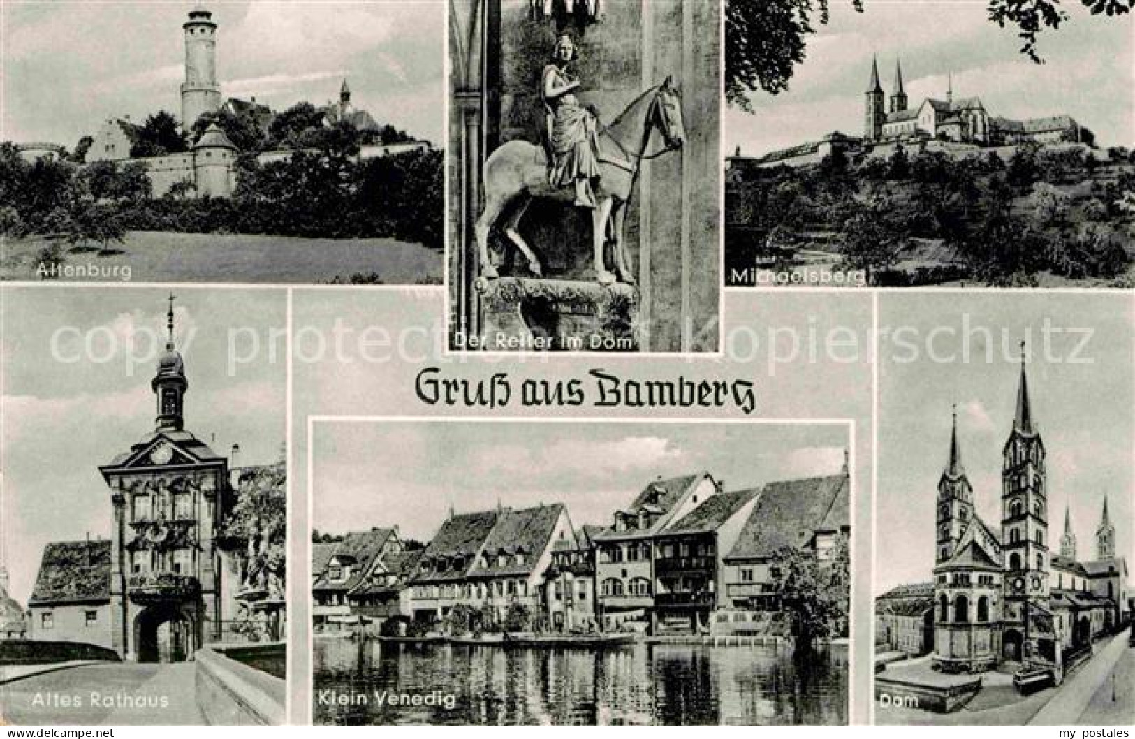 72632188 Bamberg Altenburg Reiter Im Dom Michaelsberg Klein Venedig Altes Rathau - Bamberg
