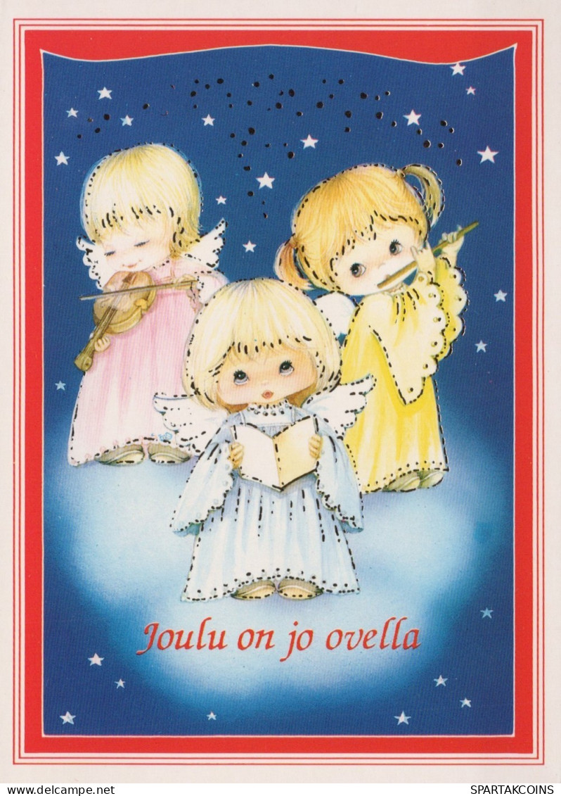 ANGEL CHRISTMAS Holidays Vintage Postcard CPSM #PAG955.GB - Anges