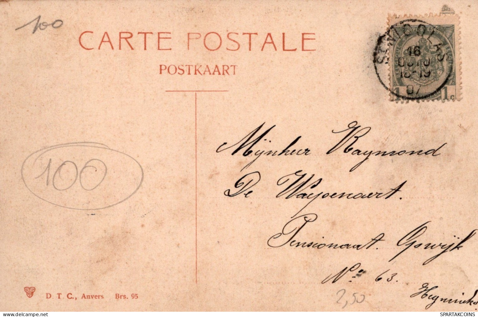 BELGIQUE BRUXELLES Carte Postale CPA #PAD675.FR - Brussel (Stad)