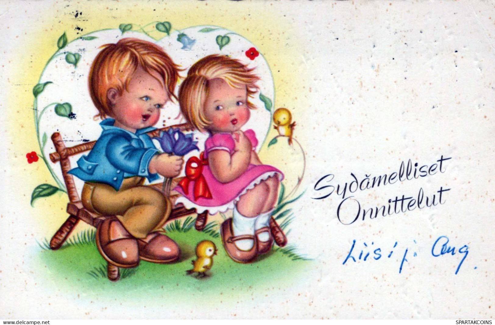 ENFANTS ENFANTS Scène S Paysages Vintage Carte Postale CPSMPF #PKG741.FR - Scenes & Landscapes