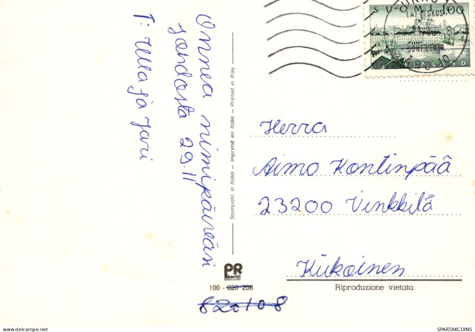 FLEURS Vintage Carte Postale CPSM #PBZ881.FR - Blumen