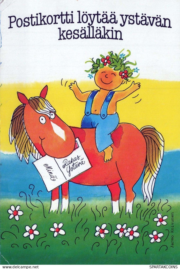 ENFANTS HUMOUR Vintage Carte Postale CPSM #PBV174.FR - Humorvolle Karten