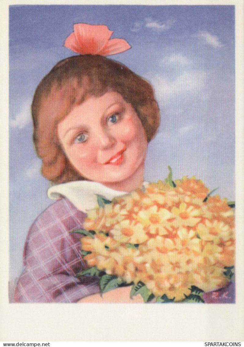 ENFANTS Portrait Vintage Carte Postale CPSM #PBU743.FR - Portretten