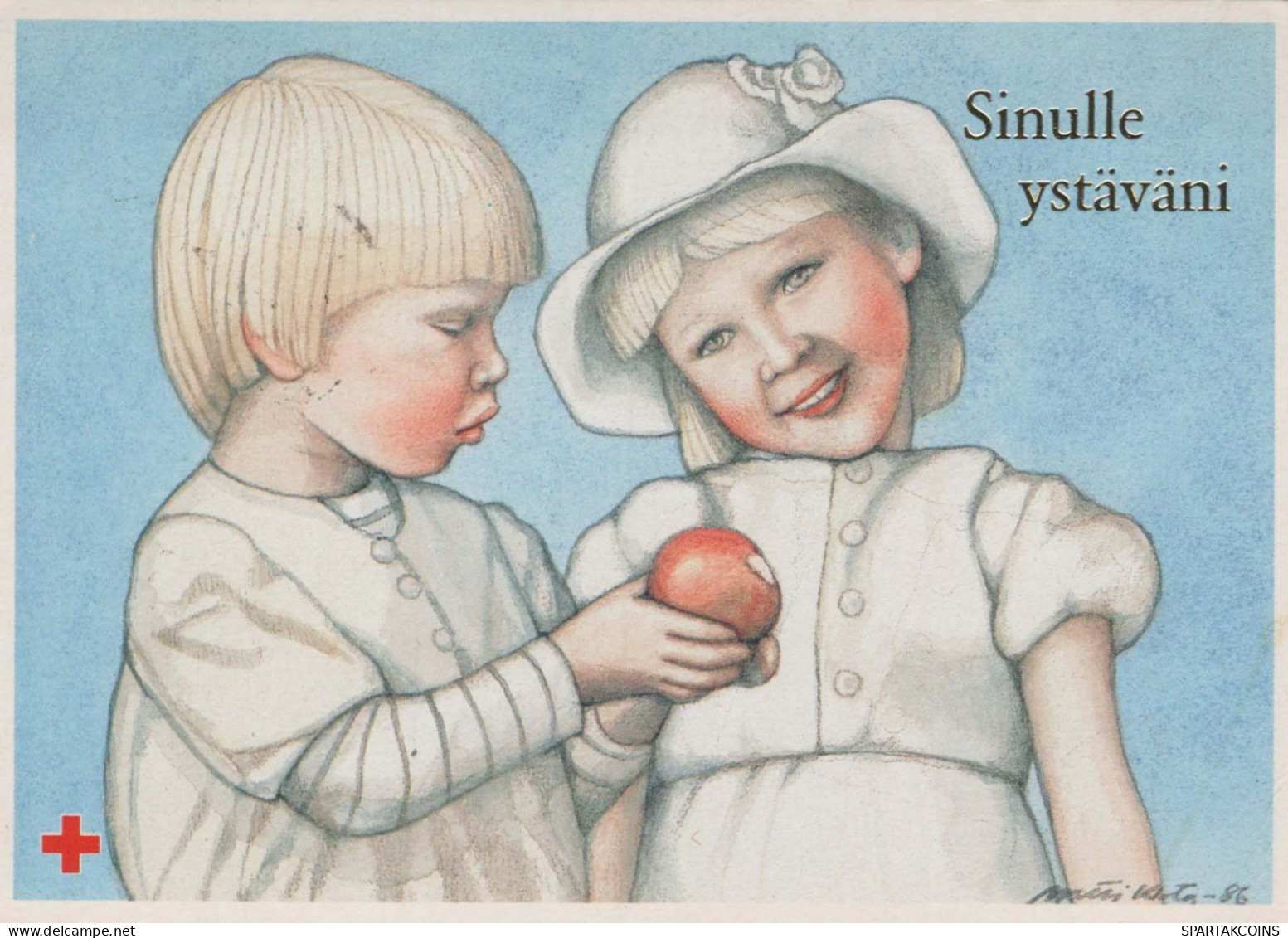 ENFANTS ENFANTS Scène S Paysages Vintage Postal CPSM #PBT201.FR - Taferelen En Landschappen