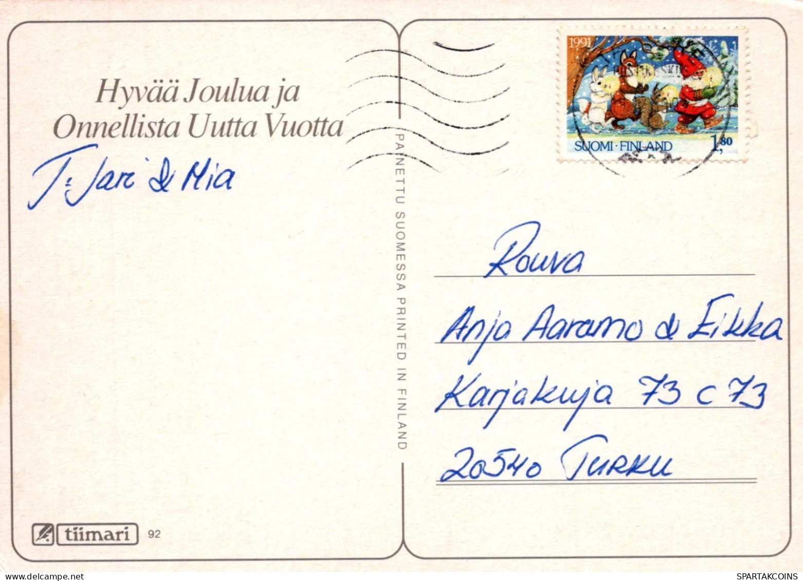 SOURIS Animaux Vintage Carte Postale CPSM #PBR309.FR - Autres & Non Classés