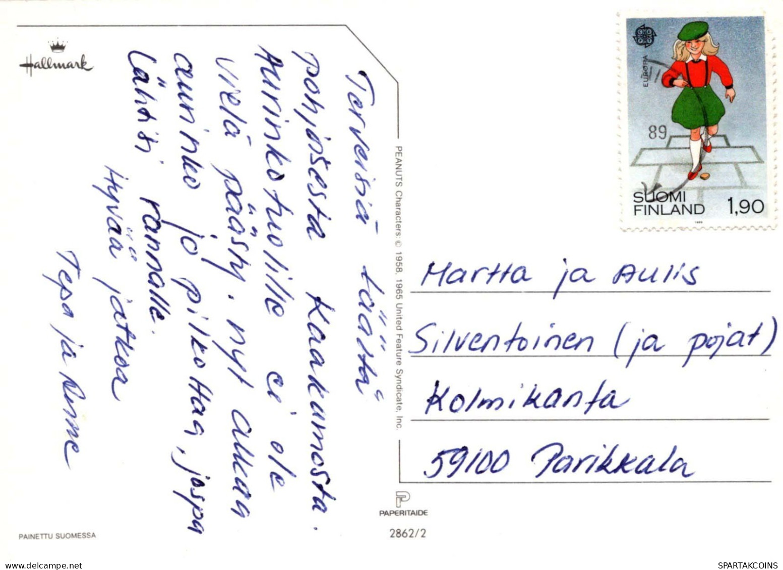 CHIEN Animaux Vintage Carte Postale CPSM #PBQ664.FR - Chiens