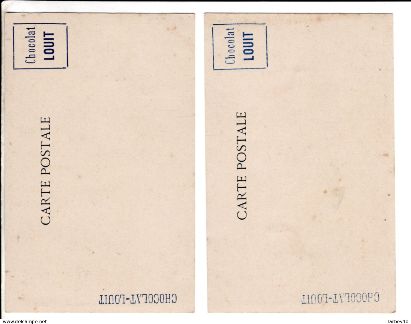 37 - Loches Porte Des Cordeliers Porte Picoys Chocolat Louit - 2 Cartes Postales Ancienne - Werbepostkarten