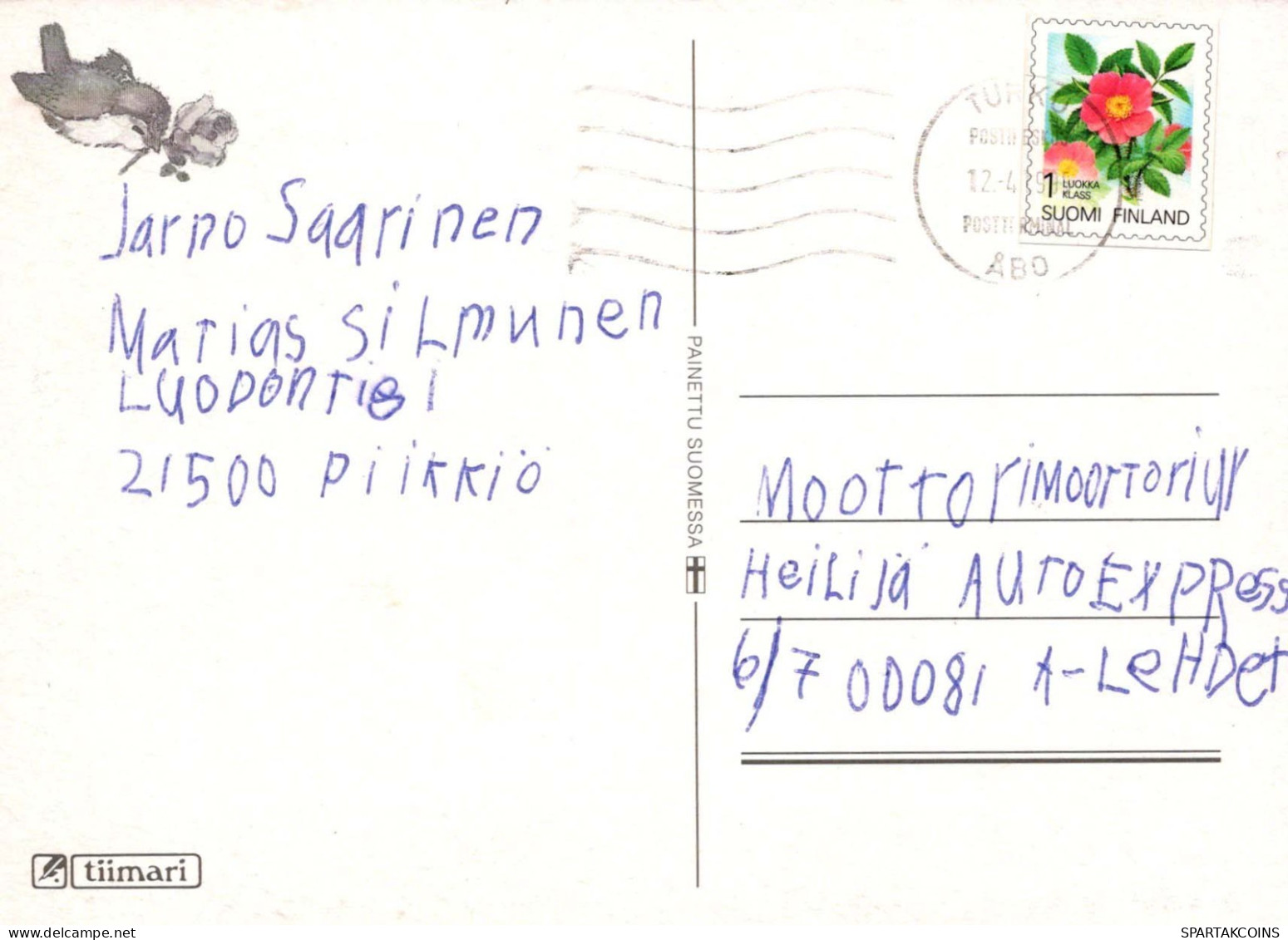 CHIEN Animaux Vintage Carte Postale CPSM #PBQ596.FR - Chiens