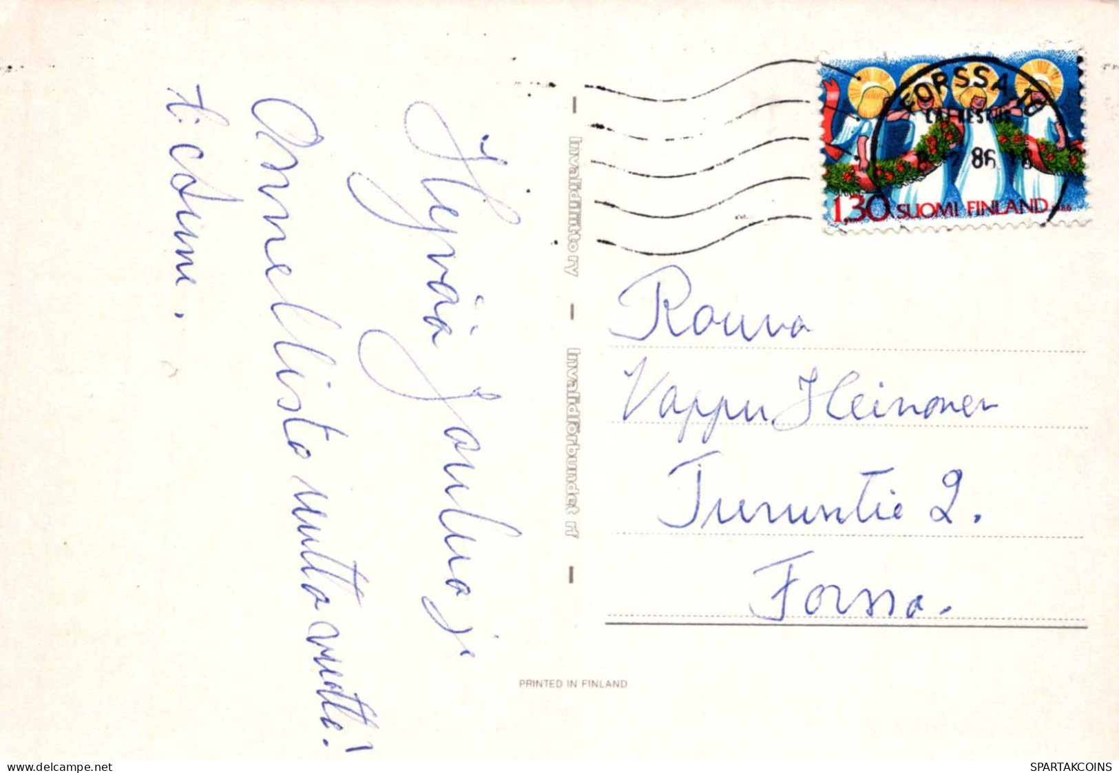 Bonne Année Noël GNOME Vintage Carte Postale CPSM #PBL648.FR - Neujahr