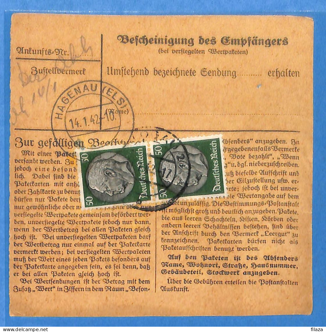 Allemagne Reich 1942 - Carte Postale De Glogau - G33499 - Briefe U. Dokumente
