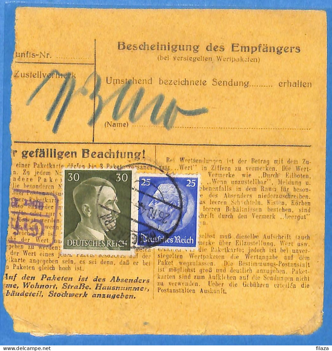 Allemagne Reich 1944 - Carte Postale De Bergzabern - G33491 - Briefe U. Dokumente