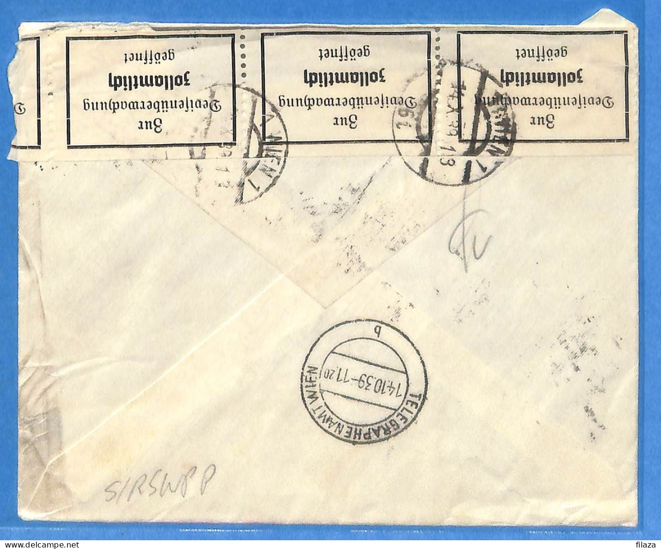 Allemagne Reich 1933 - Lettre Par Avion Avec Censure De Wien Aux USA - G33472 - Briefe U. Dokumente