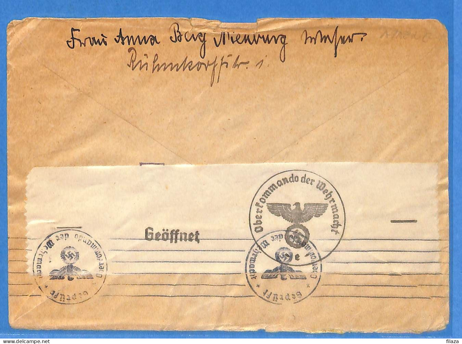 Allemagne Reich 1941 - Lettre Par Avion Avec Censure De Wien Aux USA - G33468 - Briefe U. Dokumente