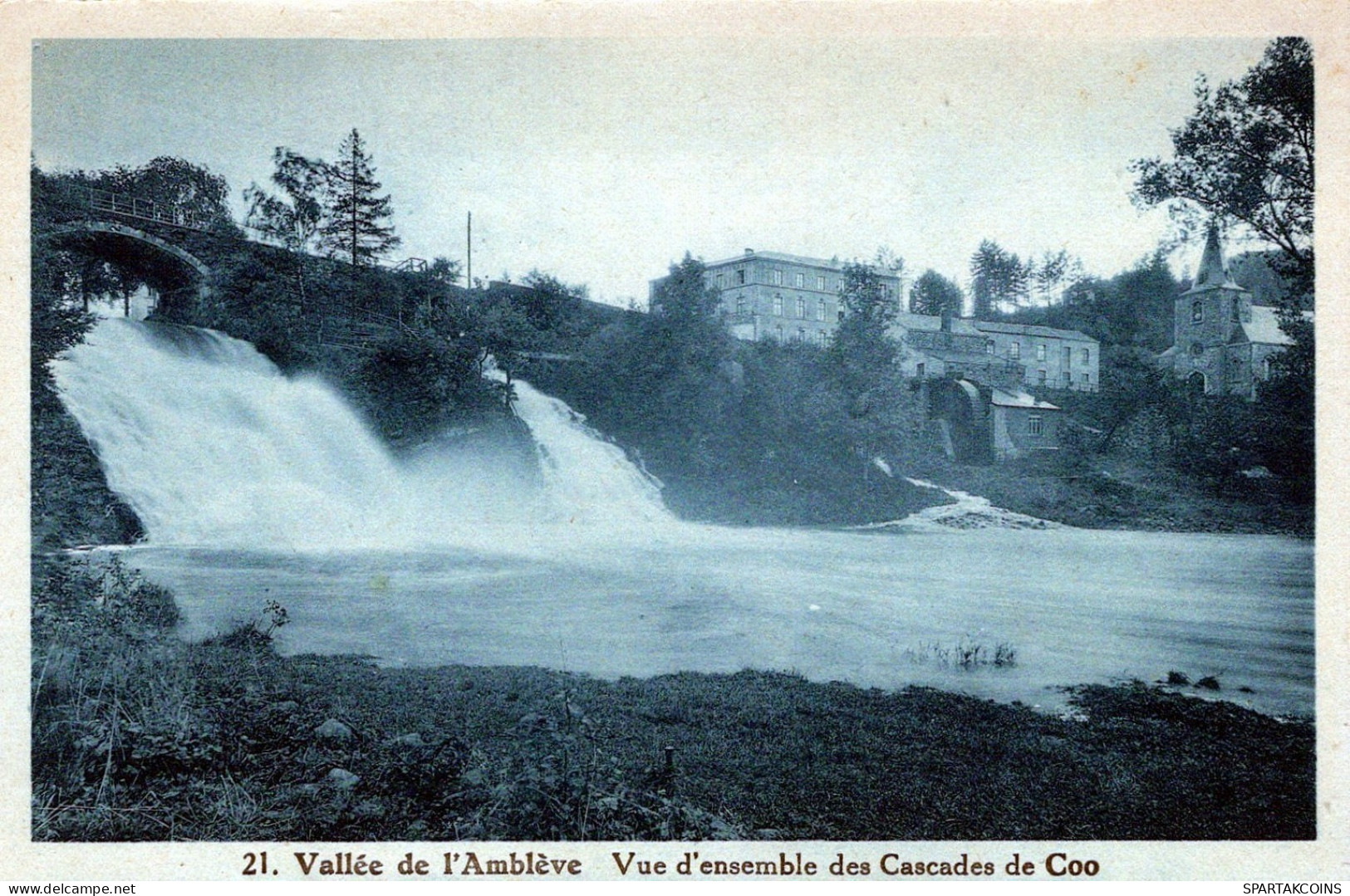 BELGIUM COO WATERFALL Province Of Liège Postcard CPA Unposted #PAD029.GB - Stavelot