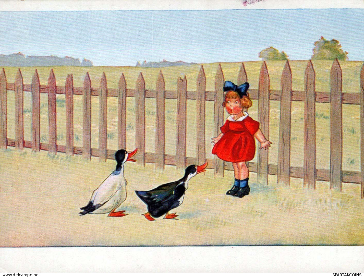 CHILDREN CHILDREN Scene S Landscapes Vintage Postcard CPSMPF #PKG678.GB - Taferelen En Landschappen