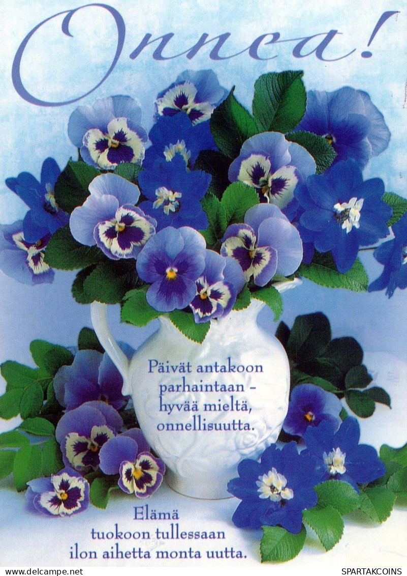 FLOWERS Vintage Postcard CPSM #PBZ395.GB - Flowers