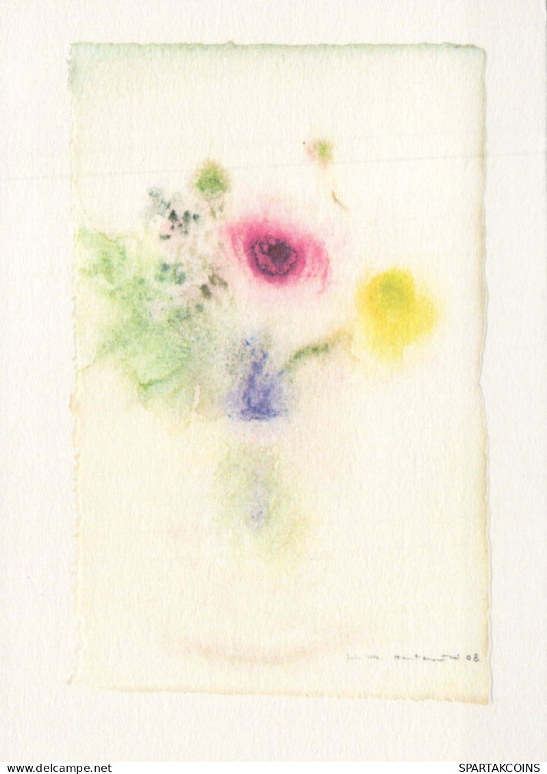 FLOWERS Vintage Postcard CPSM #PBZ515.GB - Fleurs