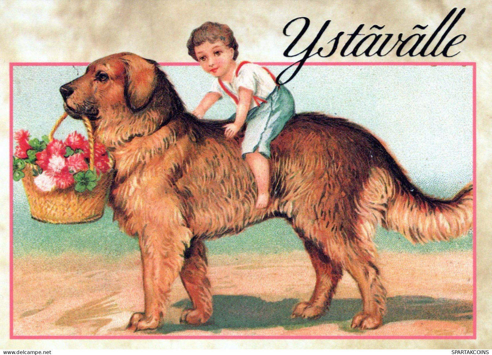 DOG Animals Vintage Postcard CPSM #PBQ459.GB - Hunde