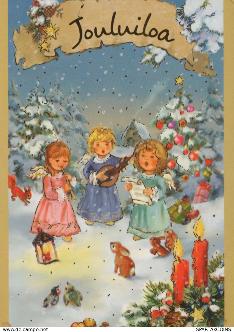 ANGEL Christmas Vintage Postcard CPSM #PBP368.GB - Anges