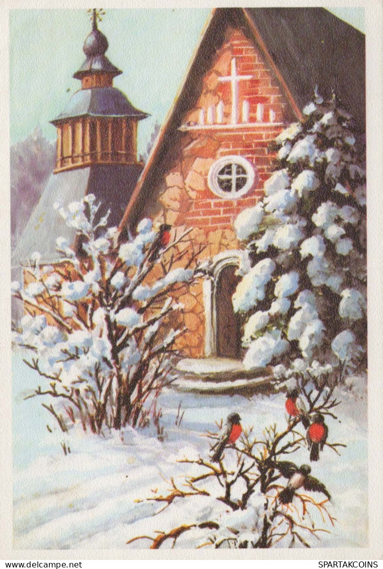 Happy New Year Christmas Vintage Postcard CPSM #PBM867.GB - Neujahr
