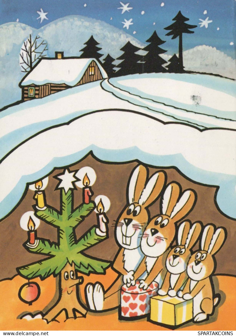 Happy New Year Christmas Vintage Postcard CPSM #PBB274.GB - Nouvel An