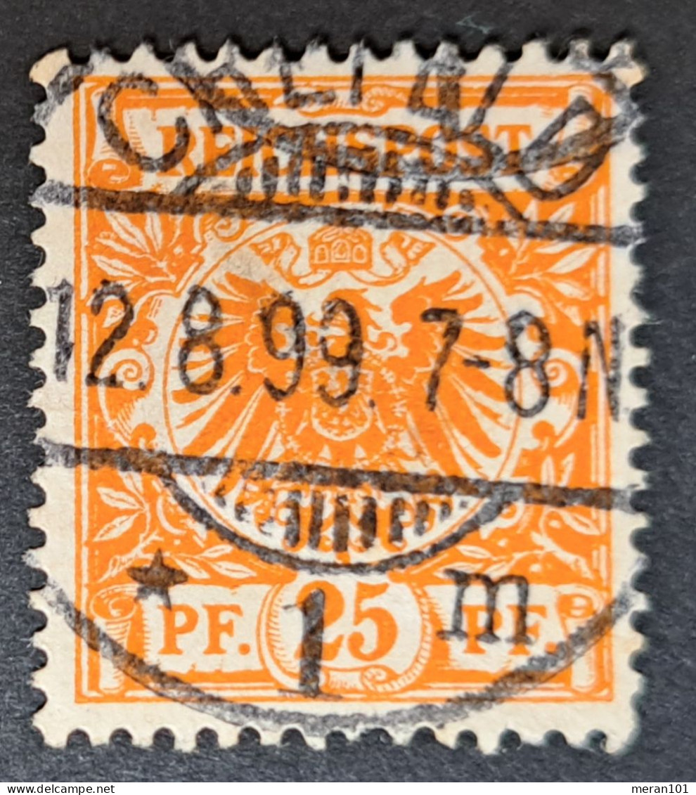 Deutsches Reich 1889, Mi 49ba Gestempelt Geprüft - Used Stamps
