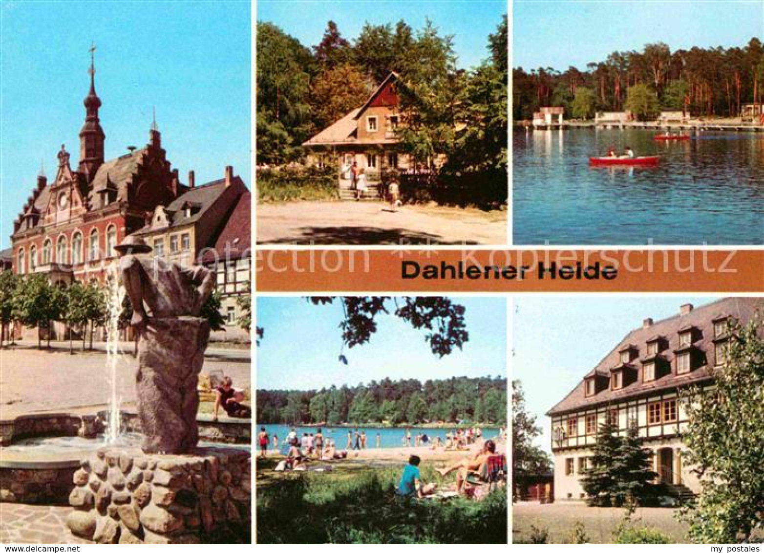 72631848 Dahlener Heide Rathaus Hospitalhuette Waldbad Schmannewitz Dammuehlente - Autres & Non Classés