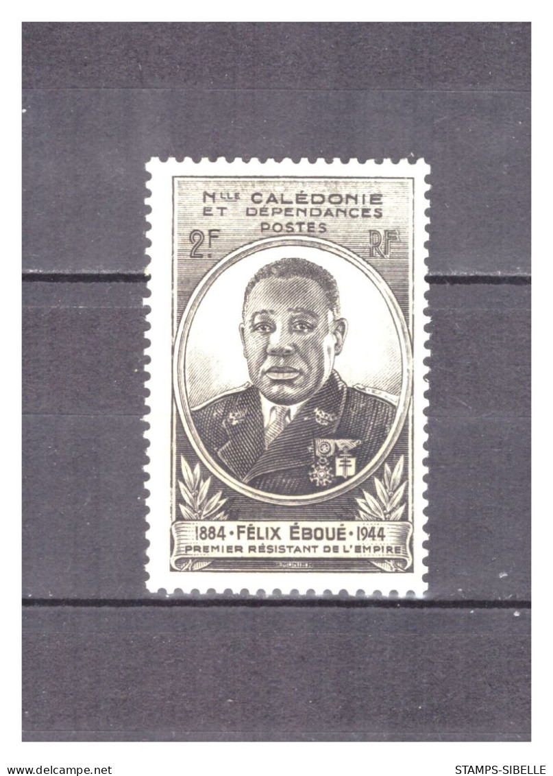 NOUVELLE  CALEDONIE . N ° 257  .  2 F GOUVERNEUR GENERAL EBOUE  .  NEUF  * . SUPERBE . - Unused Stamps