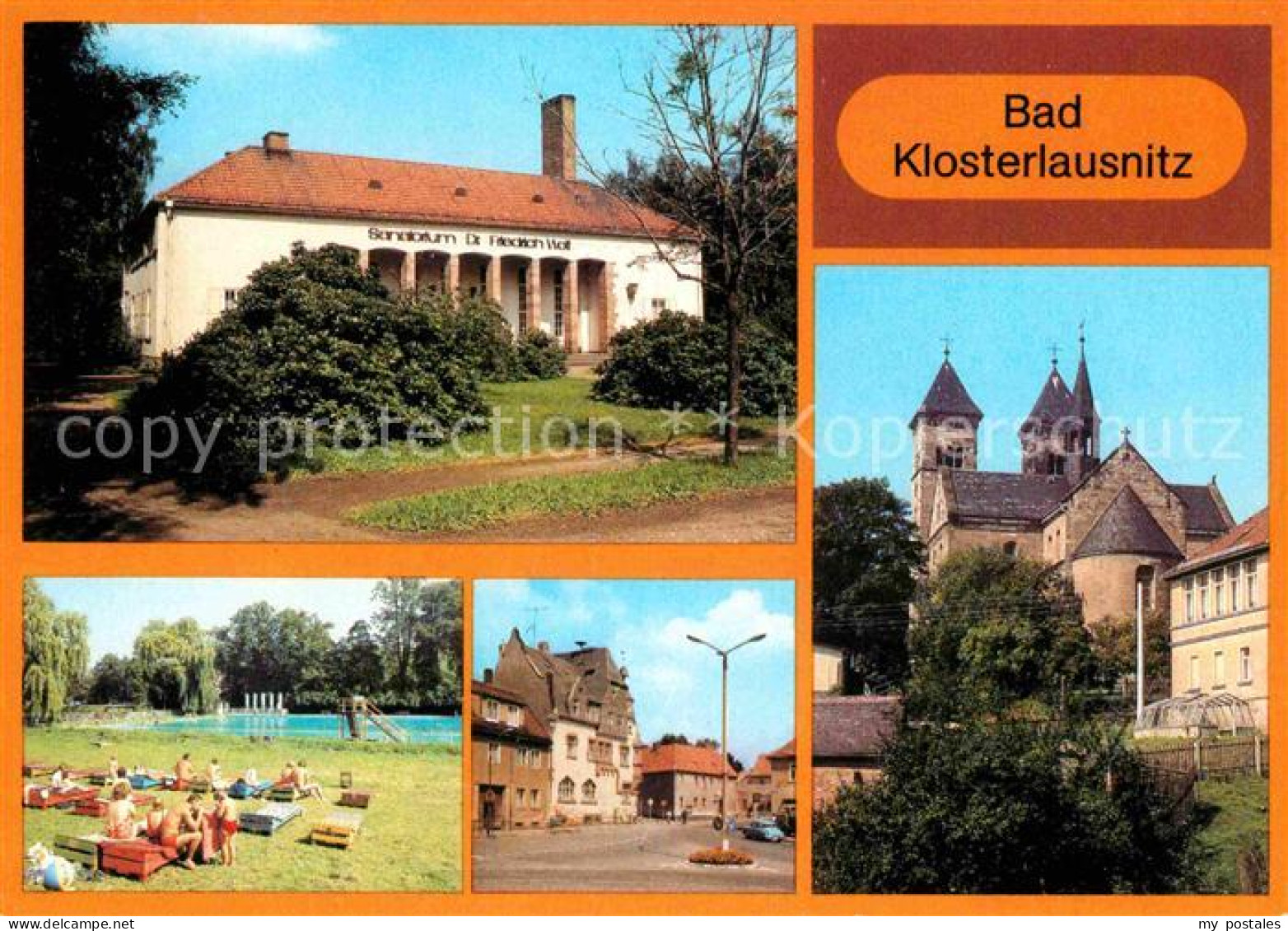 72631829 Bad Klosterlausnitz Sanatorium Dr. Friedrich Wolf Markt Klosterkirche B - Bad Klosterlausnitz