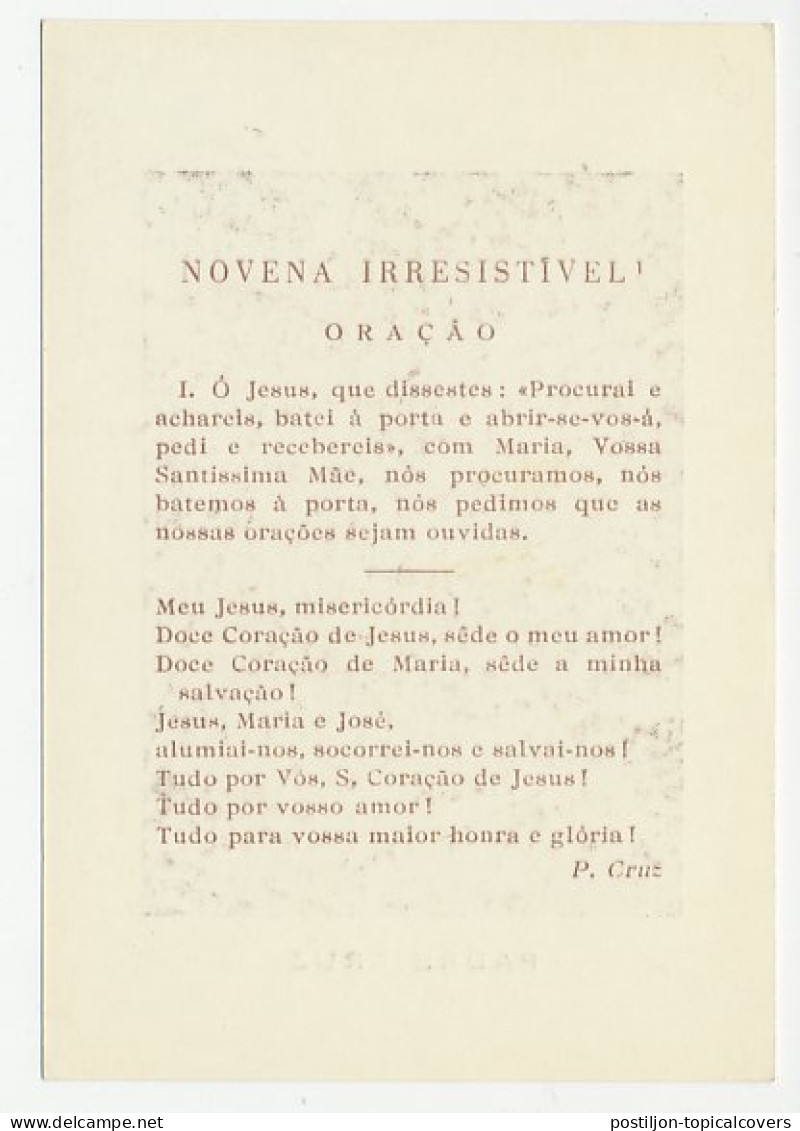 Maximum Card Portugal 1959 Father Cruz - Other & Unclassified
