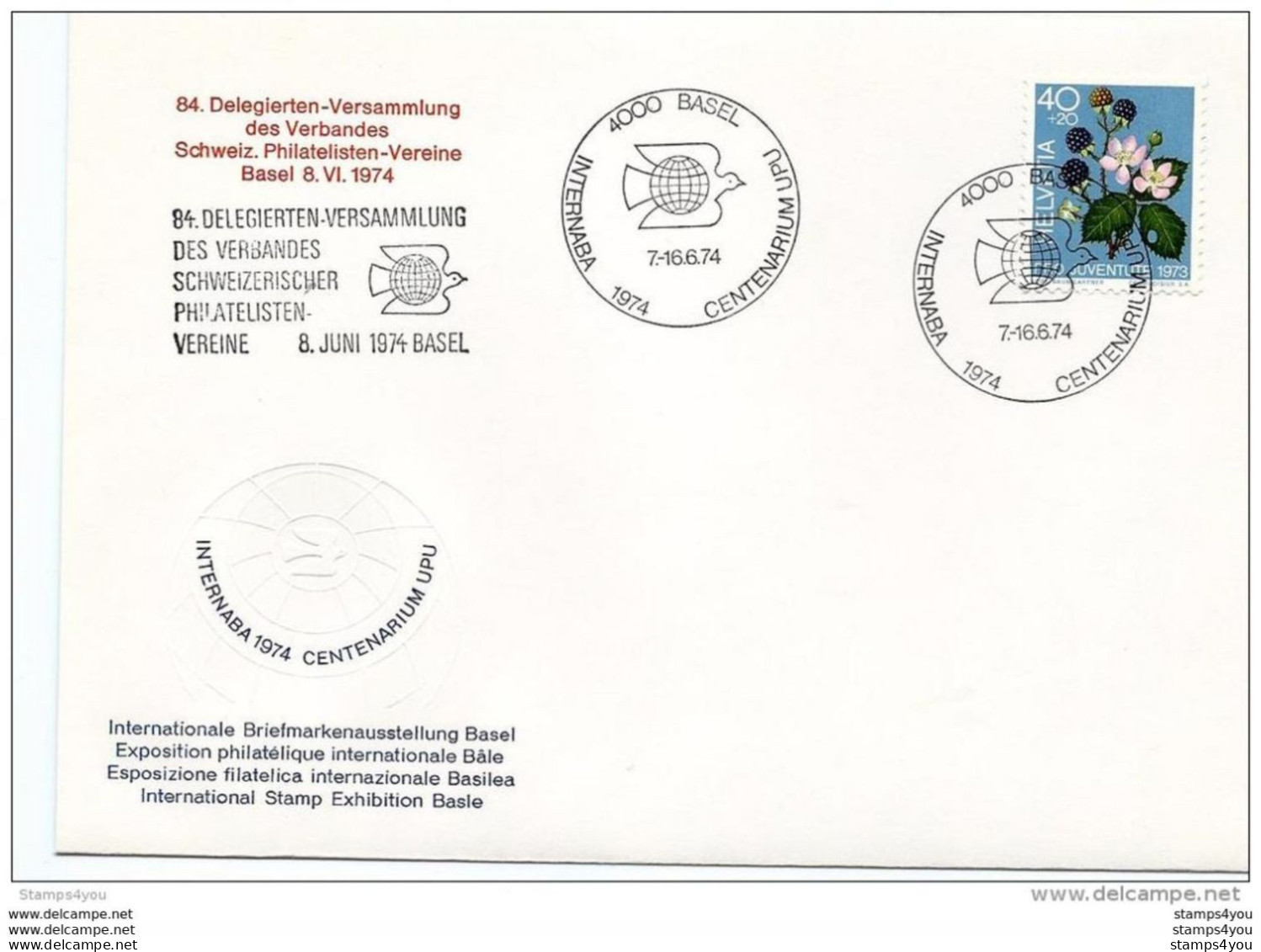 190 - 24 - Enveloppe Avec Oblit Spéciale  "84 Delegierten Versammlun - Internaba 1984" - Marcofilie