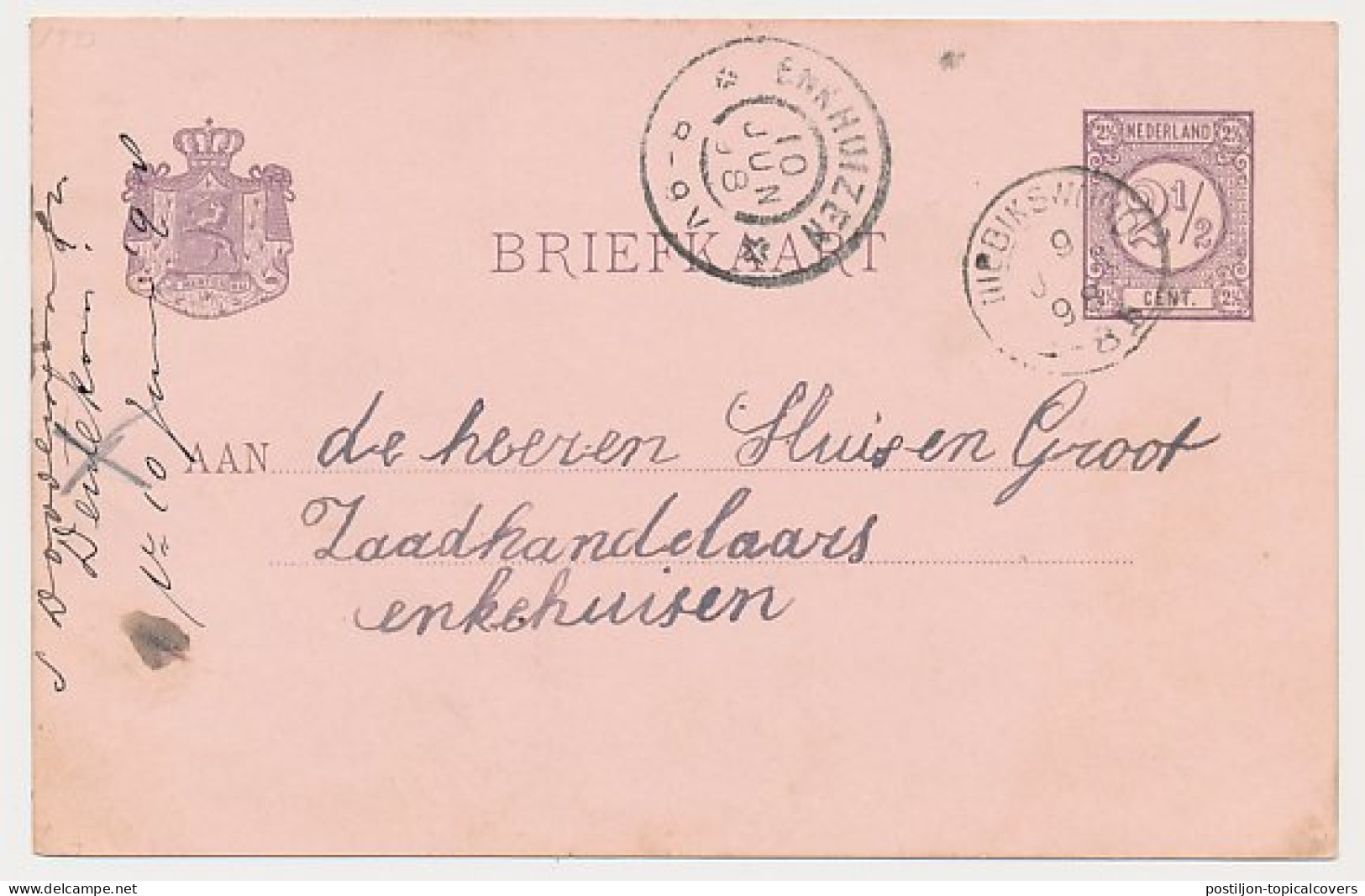 Kleinrondstempel Nibbikswoud 1898 - Unclassified